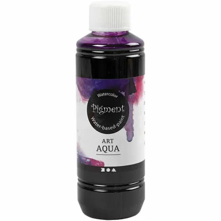 Flytende akvarellmaling, rødfiolett, 250 ml / 1 flaske.