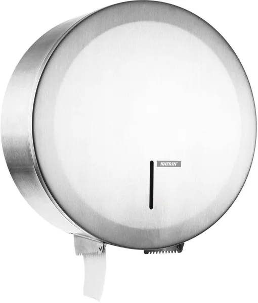Katrin Gigant L -dispenser, for store toalettruller, børstet stål